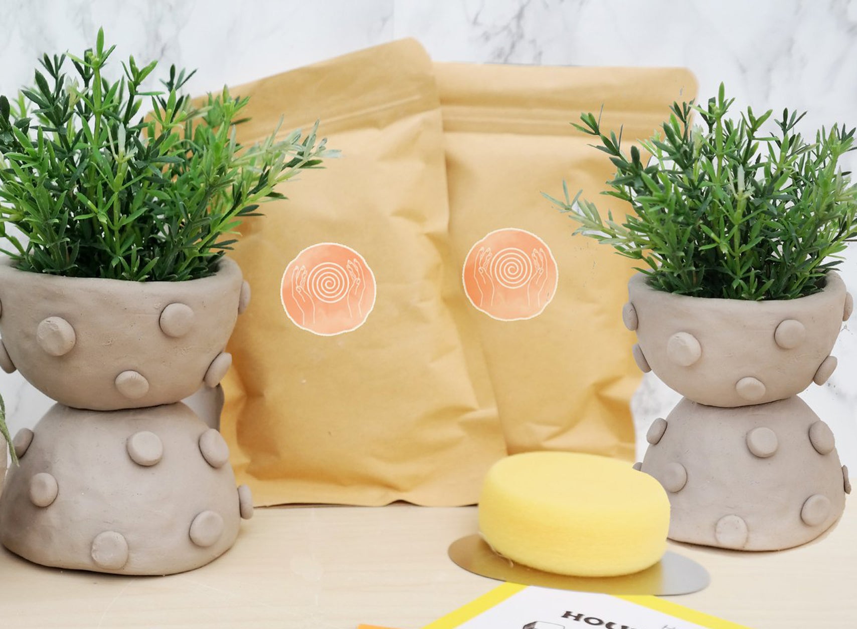 air dry clay plant pot diy Extra Air Dry Clay