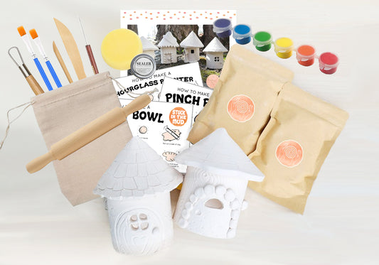 Fairy House Clay Pottery Kit