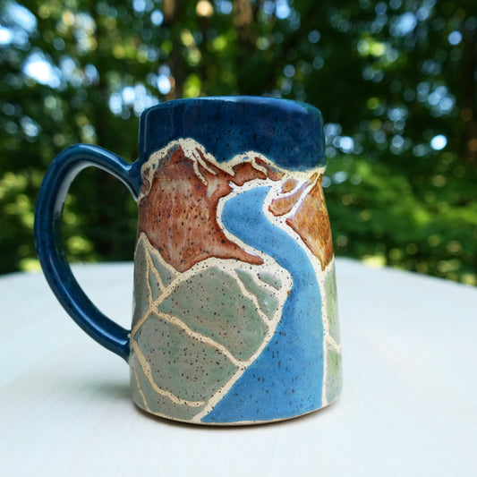 Mountain River Ceramic Mug