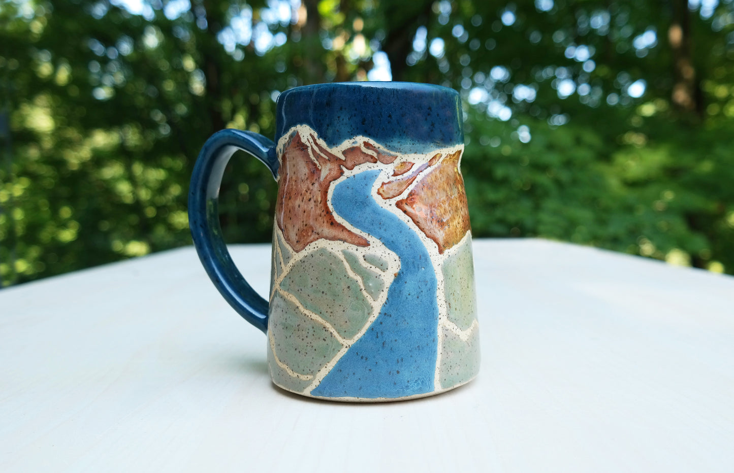 Mountain River Ceramic Mug