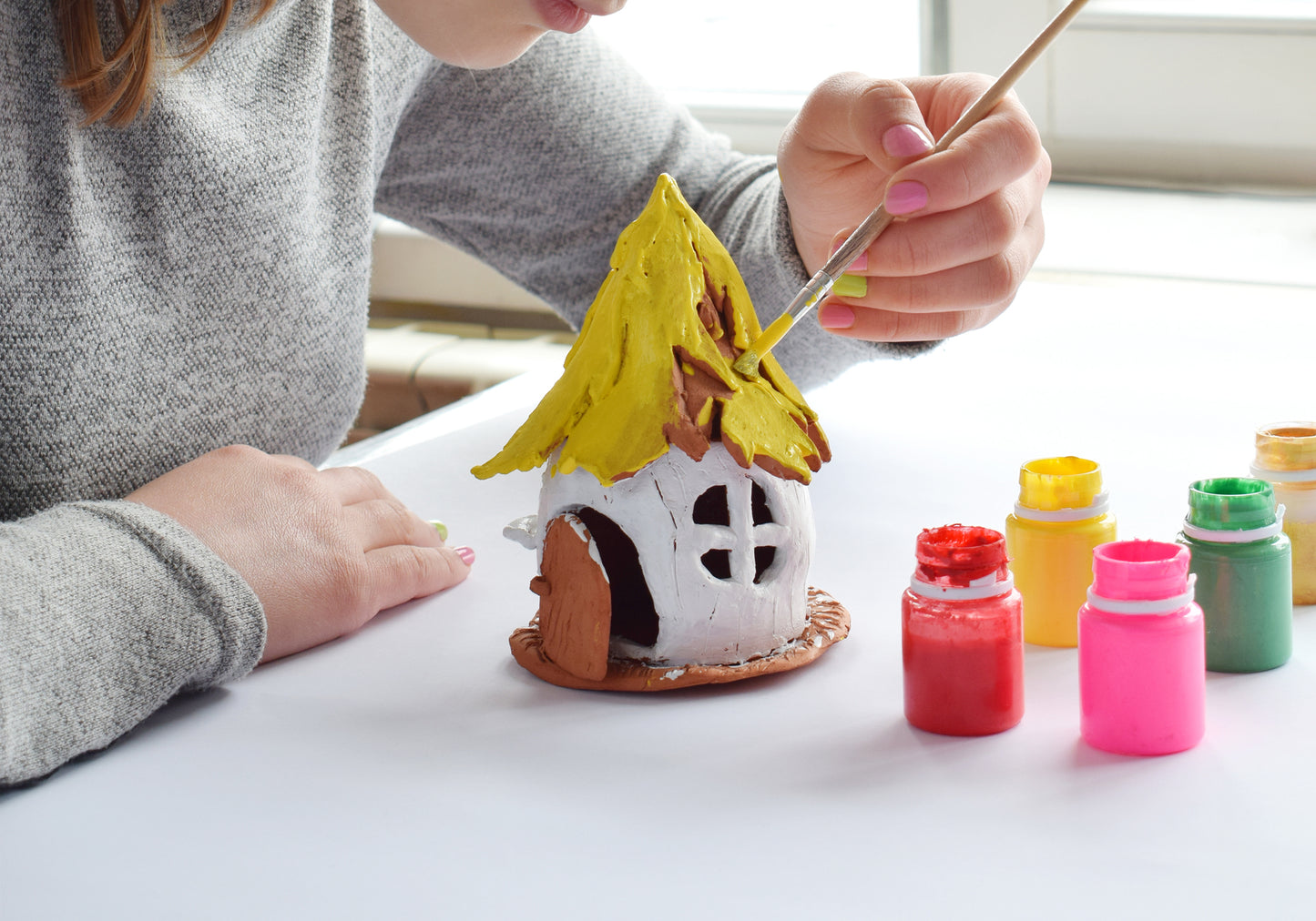 Fairy House Clay Pottery Kit