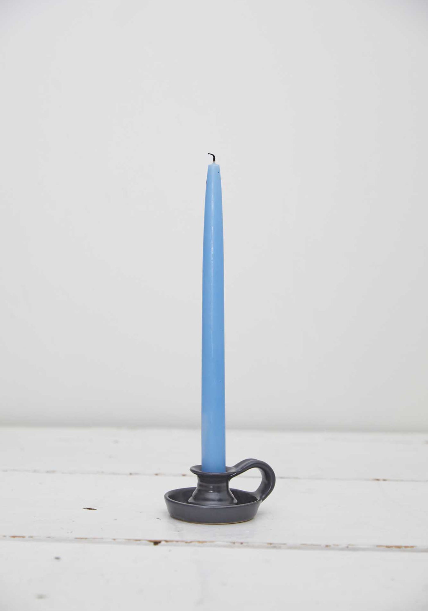 Ceramic Candle Holder - Black