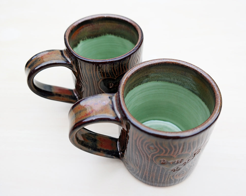 Brown Woodland Pottery Mug - Stuck in the Mud Pottery