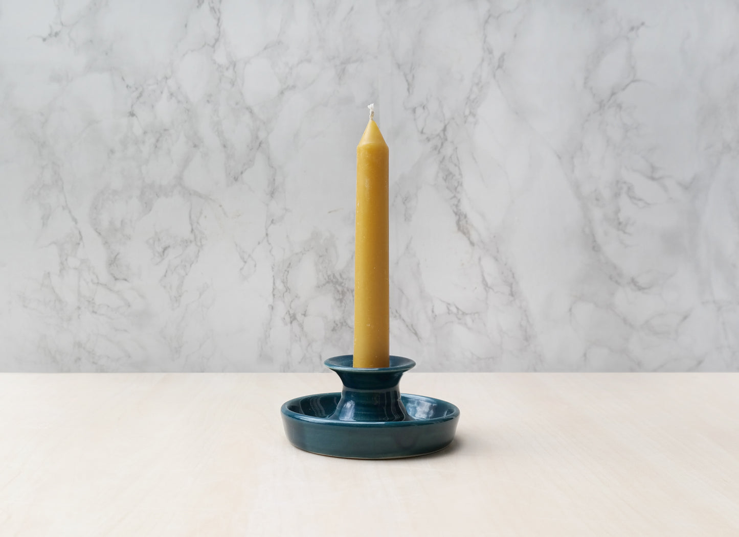 Ceramic Candle Holder - Navy Blue