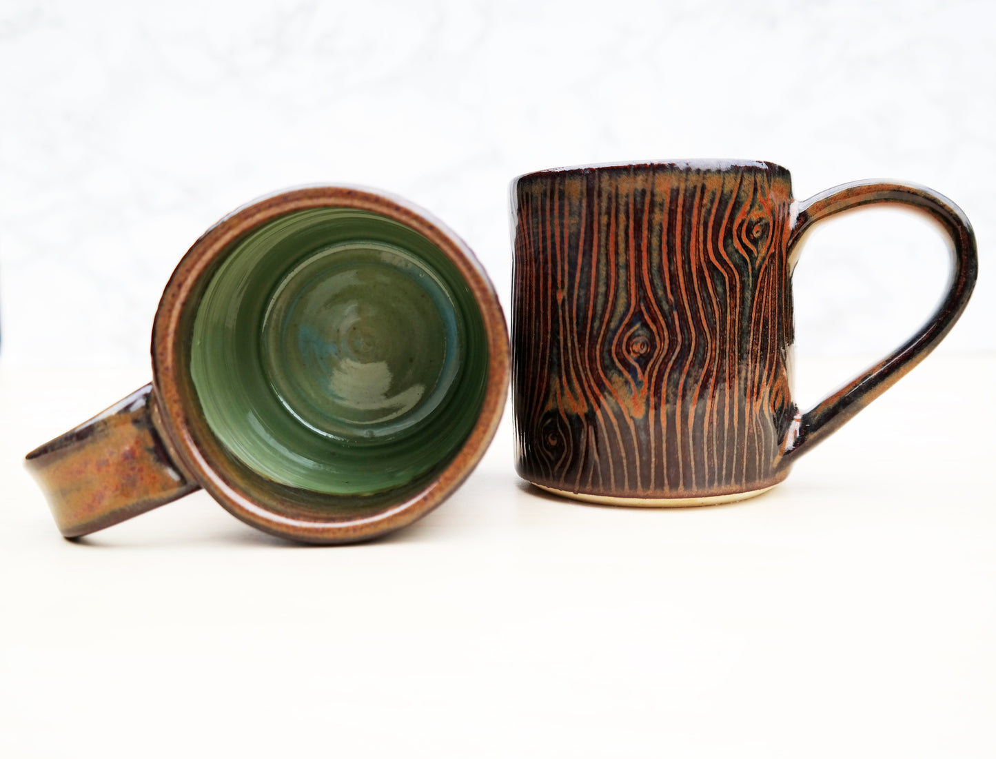 Brown Woodland Pottery Mug - Stuck in the Mud Pottery